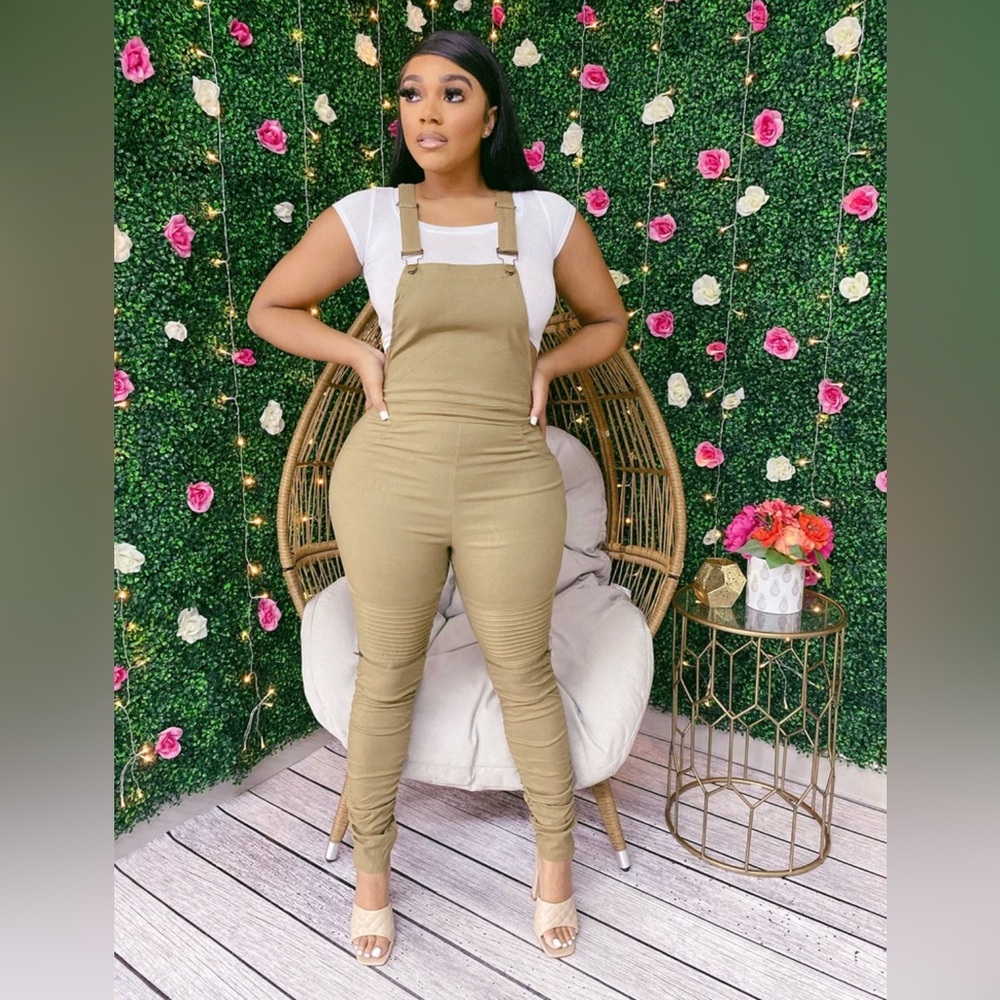 Stylish Tan Jumpsuit